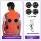Men's Summer Cooling Fan Vest Reflective Work Vest