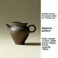 Iron Glaze Ceramic Tea