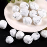 White turquoise tumbled stone