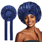 Satin Elastic Nightcap | front view product hero shot
