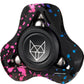 Fox logo center cap and three balanced arms of the metal spinner