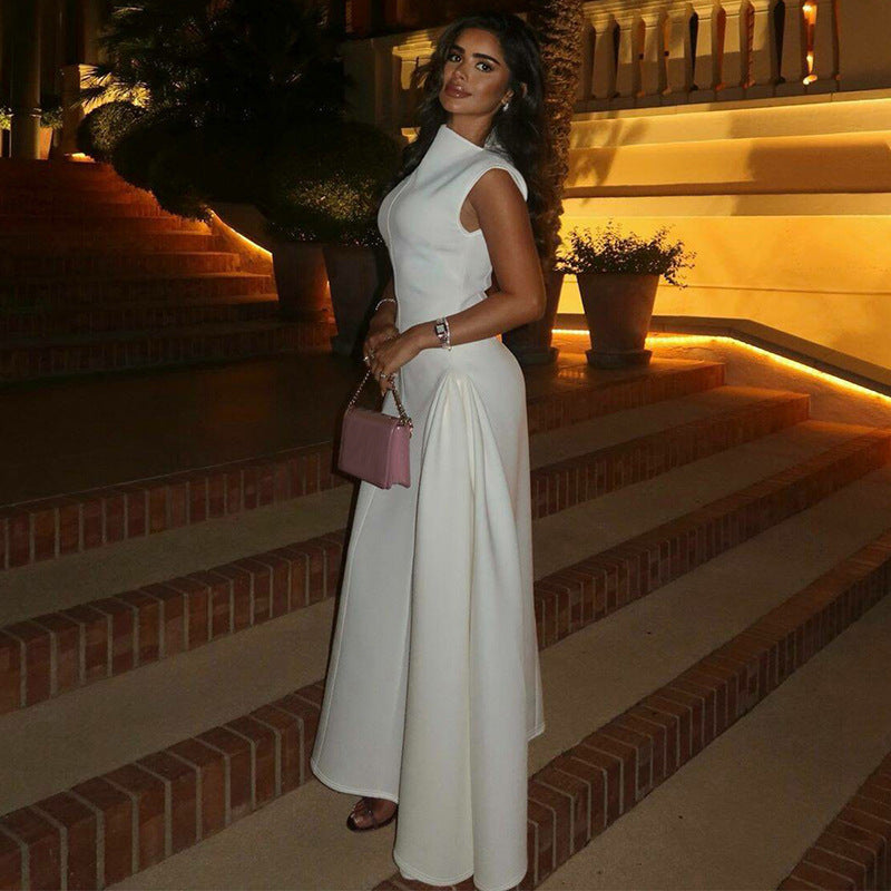 Elegant Sleeveless Long Dress