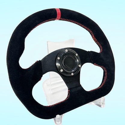 D-shaped steering wheel