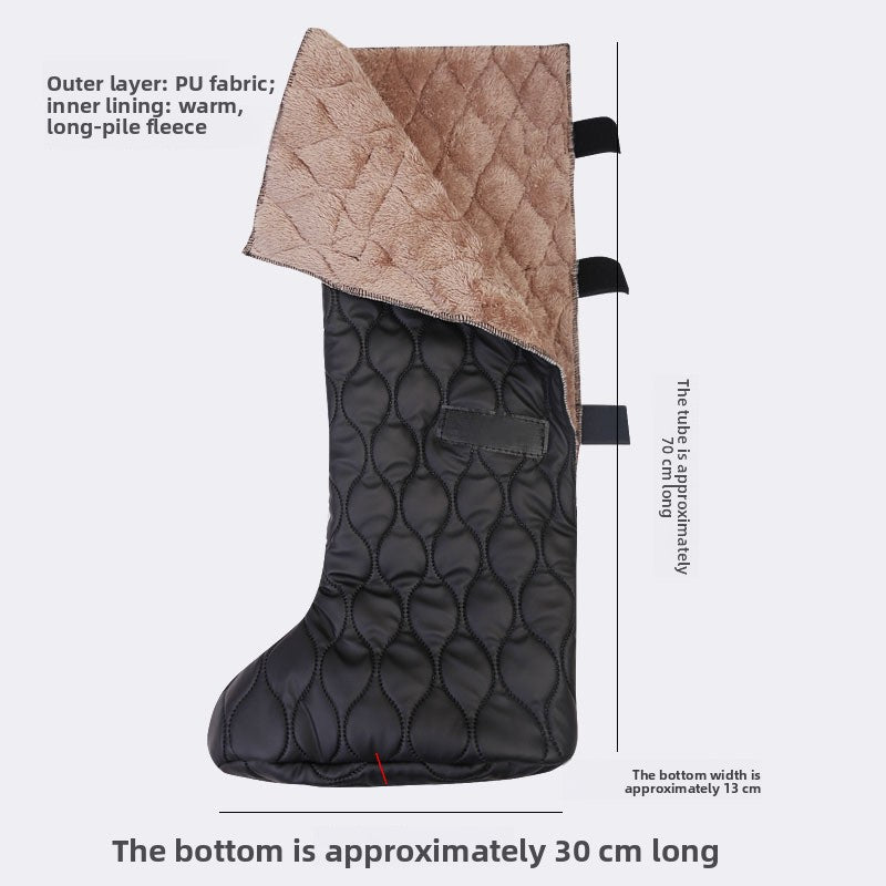 Cold-proof leg socks