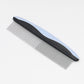 Pet grooming comb with steel pins and a two tone rubberised handle