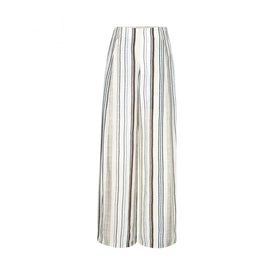 Womens Striped Wide Leg Casual Pants