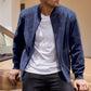 Mens Suede Aviator Jacket