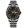 Black Case Black Dial Steel Strap