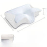 Large Butterfly Pillow White