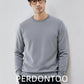 Mens Wool Blend Knit Sweater | close up material texture