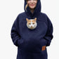 Unisex Fleece Hooded Pullover Sweatshirt