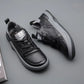 Casual lace up shoe in microfibre with a rubber outsole and an EVA insole
