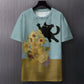 Men S Digital Print T Shirt Streetwear Casual Top