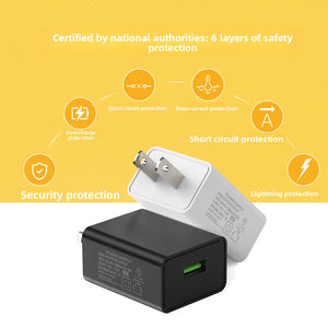 10W USB Wall Charger | side profile angle shot