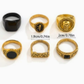 Men's Fashion Alloy Rings Set