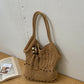 Woven Cotton Underarm Shoulder Bag