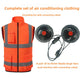 Cooling Fan Vest Work Safety Vest Reflective