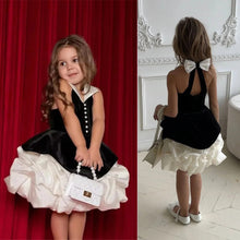 Prinzessin Neckholder-Abendkleid für Mädchen