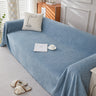chenille herringbone-blue / 180x340 cm | 70.9x133.9 in