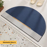 Navy Geometric Lines / 50x80 cm | 20x31 in, 4mm thick