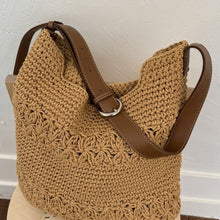 Cotton Thread Hollow Woven Tote Bag