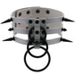 Rivet Spike Adjustable PU Leather Neck Collar