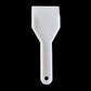 IceScraper option: white plastic ice scraper with a hanging hole on a black background