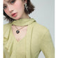 Ruffled Ribbon Knit Top | macro material texture detail