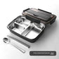 Portable Compartmentalized Stainless Steel Lunch Box