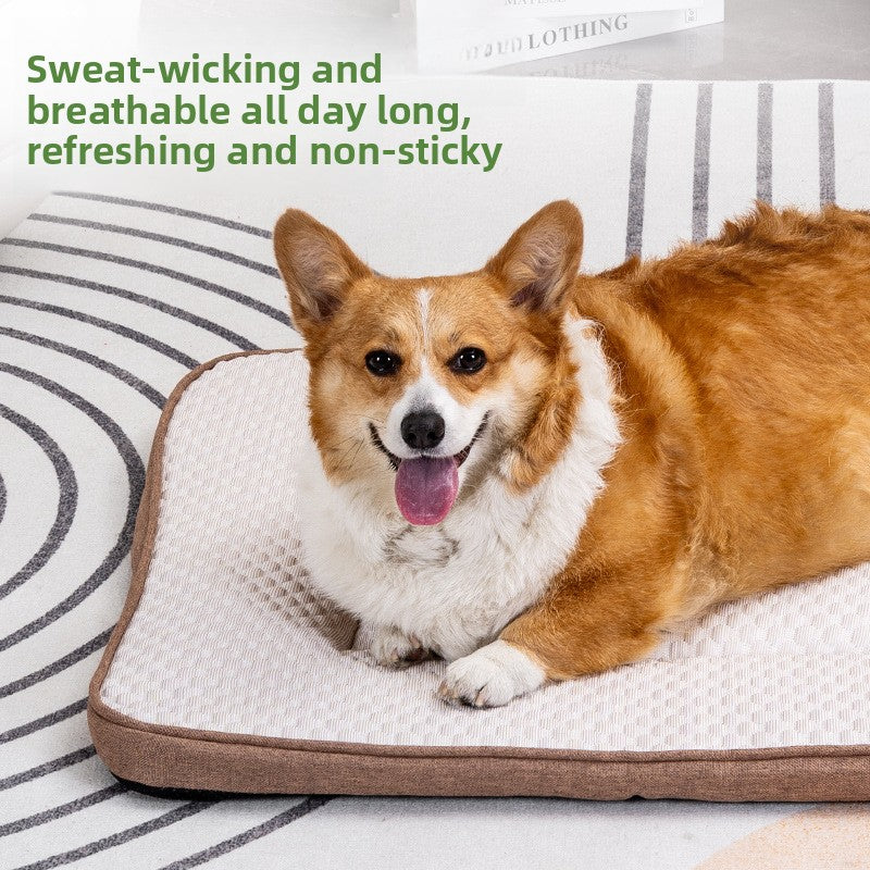 Pet Cooling Ice Mat for Dogs Cats | close up material texture