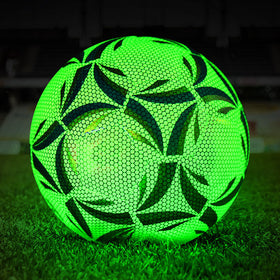 Glow in the Dark or Reflective Training Football, Size 4 or 5