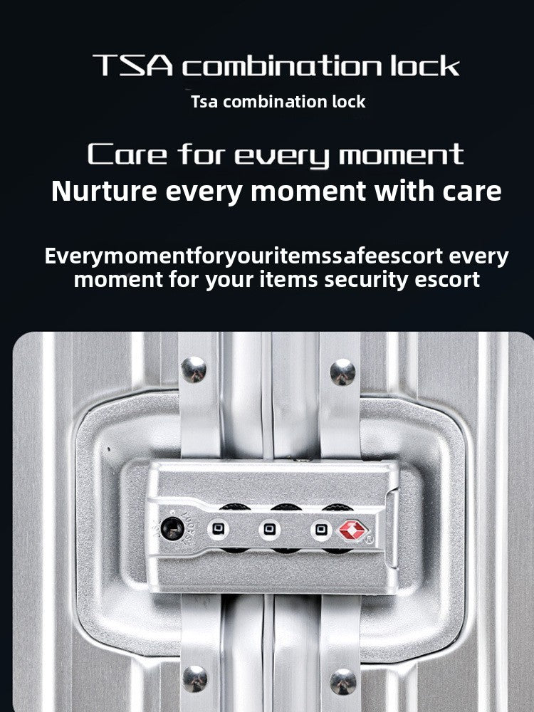 Travel Suitcase with Combination Lock