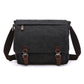 Canvas Messenger Bag with Laptop Compartment