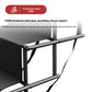 Close view of the 19mm thickened steel pipe frame of the foldable pet stairs
