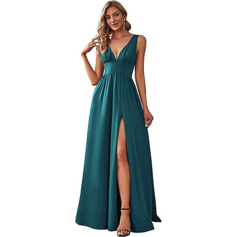 Elegant Sleeveless Long Swing | styled with daily outfit