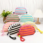 Canvas Striped Toiletry Bag