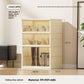 Shoe cabinet with double-row dust-proof function