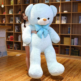 Large Bow Tie Teddy Bear Plush Toy
