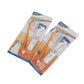 Two pet oral care sets in blister packs with brushes and pet paste tubes