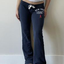 Low-Rise Flared Drawstring Sweatpants