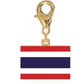 Stainless Steel National Flag Pendant Bracelet