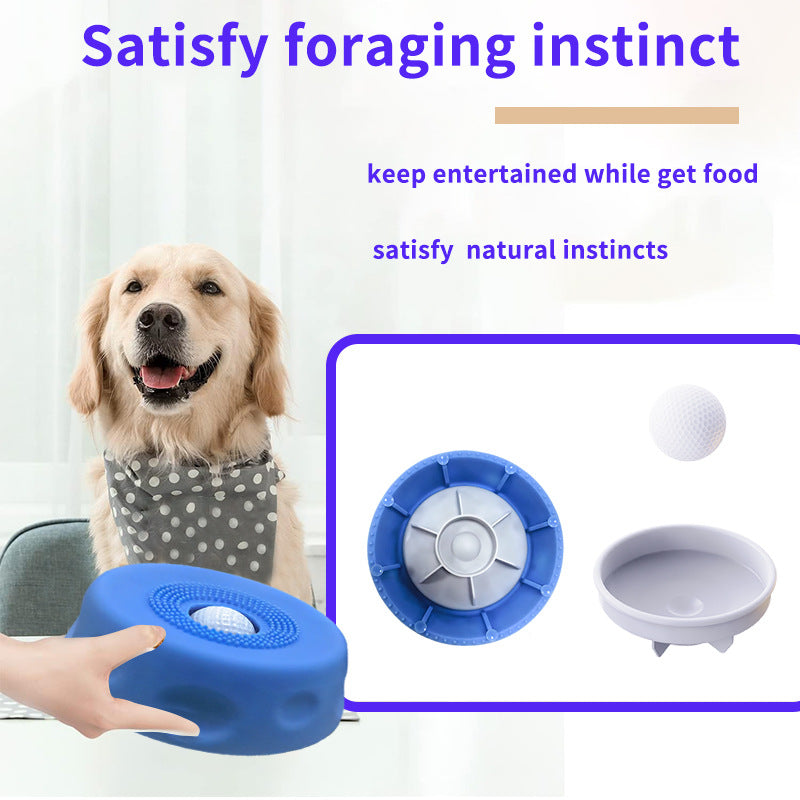 Slow Feed Dog Bowl Anti Choke Pet | side profile detail