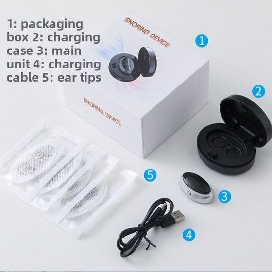 Smart Dual Pulse Wearable Throat Pulse Device with Charging Case