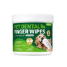 Pet dental care finger wipes / 60 wipes