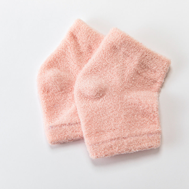 Feather Yarn Whitening Spa Heel Socks