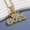 Single pendant gold