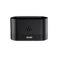 Flame effect diffuser with its warm lit mist rising like a flickering flame in a dim room