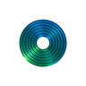 Laser blue and green 6 rings