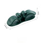 Adhesive backed cord organizer keeping an appliance cord off the counter