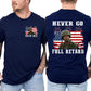 Patriotic Graphic Cotton Tshirt